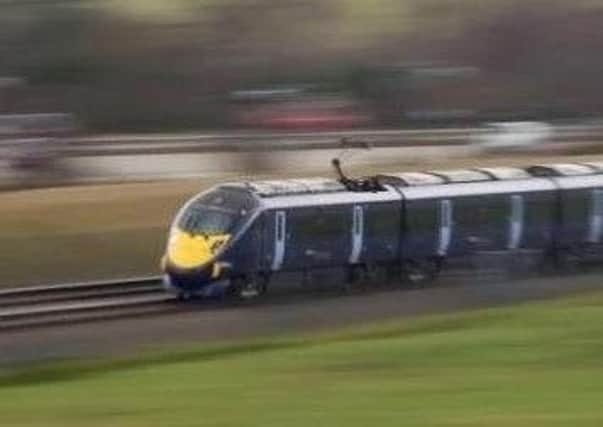 A super-fast train like the ones which will be used on the HS2 line