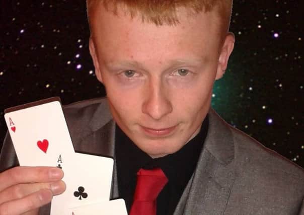 Magician Alex Hutton of Longton