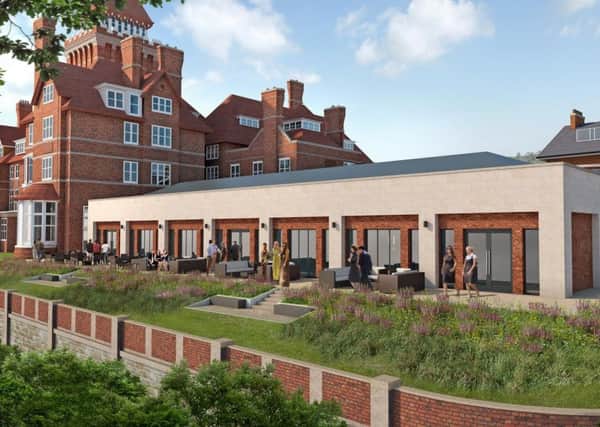 Artist's impression of how the Park Hotel will look