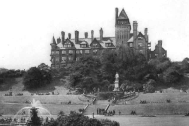 The Park Hotel and Miller Park. Photograph supplied by F.J.Swanton of Helmsley Green,Leyland