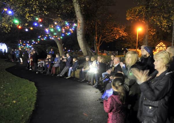 Moving event: Last years Light up a Life event at St Catherines hospice