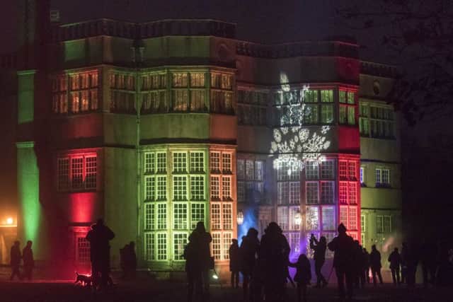 Chorley Council Astley Hall Illuminated with Spark the LED drummers