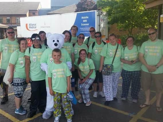 Members of NWAS at last year's walk for Little Teds