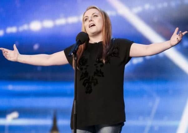 Becky O'Brien in her audition for Britain's Got Talent