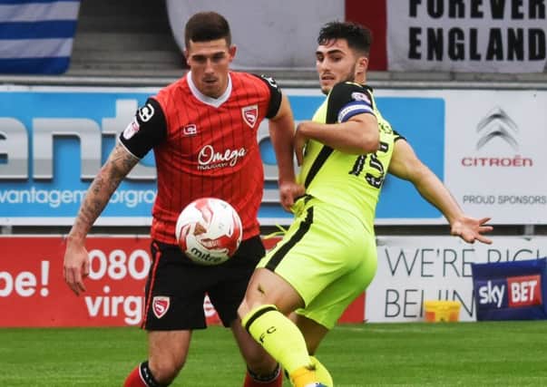Cole Stockton was Morecambe's likeliest source of a goal