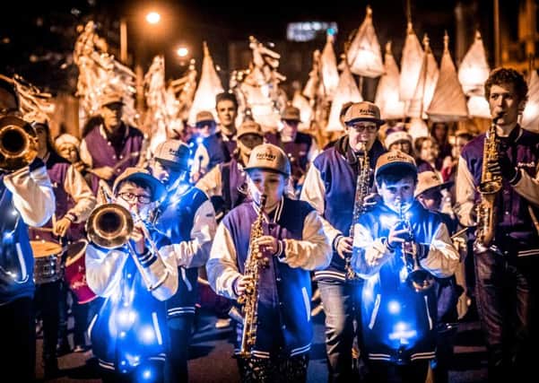 Baybeat band at last year's Lantern Festival in Morecambe. Picture by Graham Wynne.