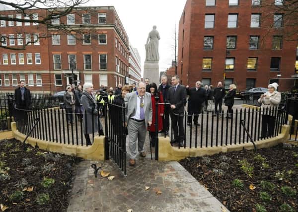 The reopening of Winckley Square Gardens after redevelopment