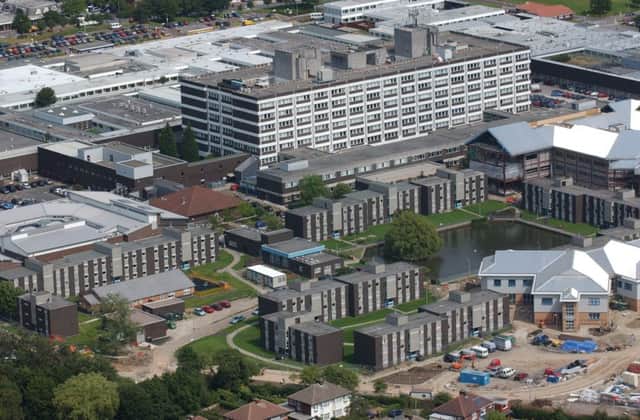 Aerial view of Royal Preston Hospital