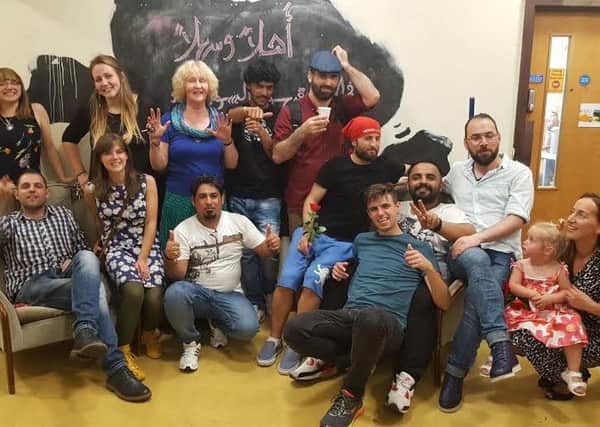 Syrian asylum seekers and local residents held a Syrian People's Cafe at Marsh Community Centre in the summer.