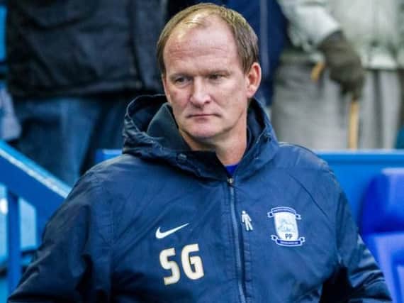 Simon Grayson looks on during an eventful afternoon at Hillsborough.