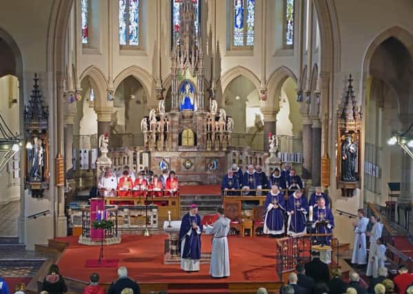 The induction service for Fr Mark Harold