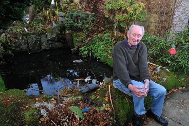 Photo Neil CrossElizabeth Welch's husband John fell in their fish pond and couldn't get out, neighbour Graham Charleston rescued him until the paramedics arrived