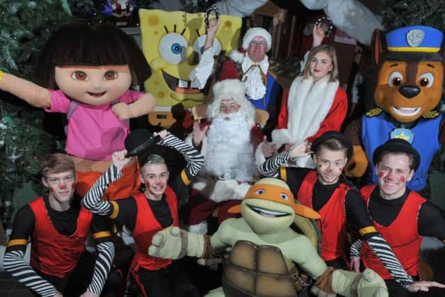 Nicktoons Christmas grotto