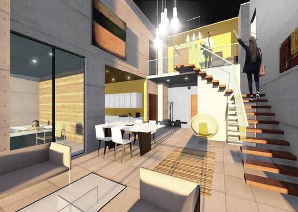 The Villa Urban -  how the duplex penthouse suite could look