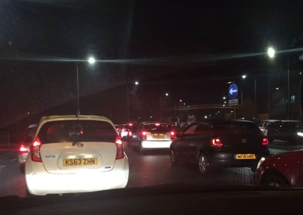 Traffic on Ringway in Preston. Picture by Rob Randell