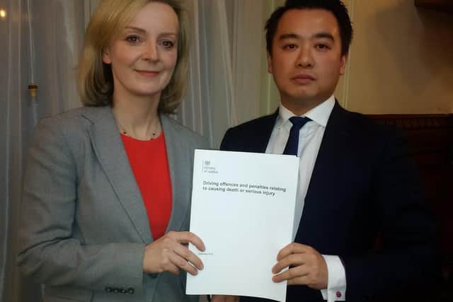 Liz Truss and Alan Mak