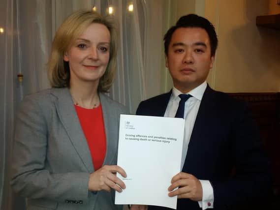 Liz Truss and Alan Mak
