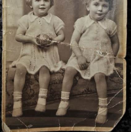 Picture by Julian Brown 06/12/16

Collect picture when twins, pictured left, Marie Townsend and Stella Kyarsgaard were approximately aged three

Identical Twins, pictured left, Marie Townsend and Stella Kyarsgaard pictured in Penwortham, Preston.

NB. More collects being supplied by brother on Wednesday