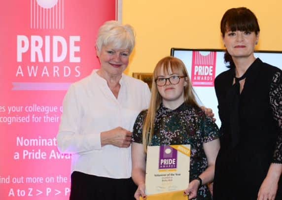 Becky Rich who won Lancashire County Council's Volunteer of The Year Pride award