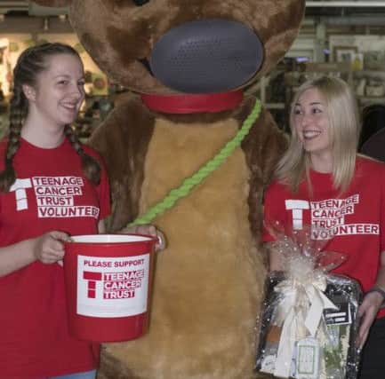 Rudolph has fun with fund-raisers at Dobbies Garden Centre