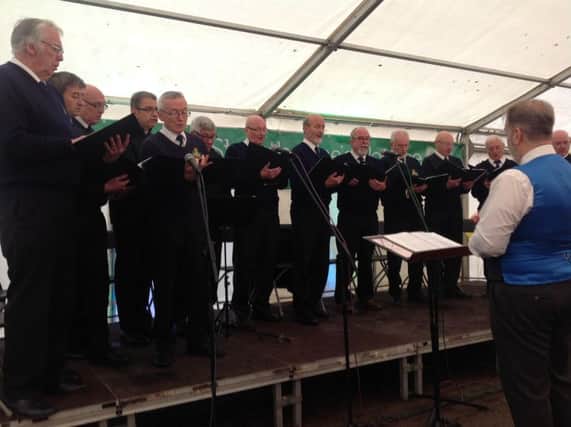 Leyland Male Voice Choir perform at St Catherine's Hospice