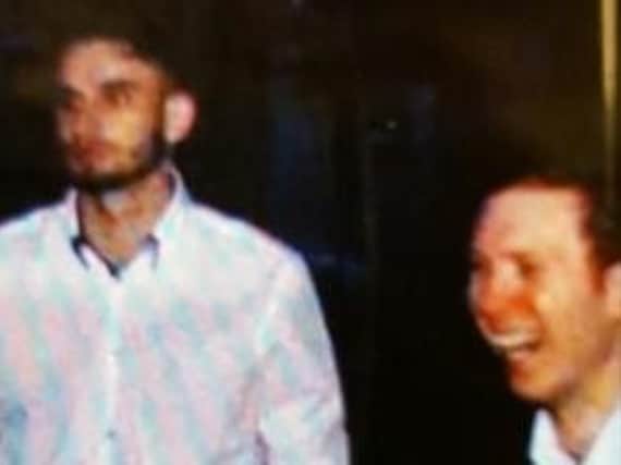 Police would like to speak to these two men in connection with the incident.