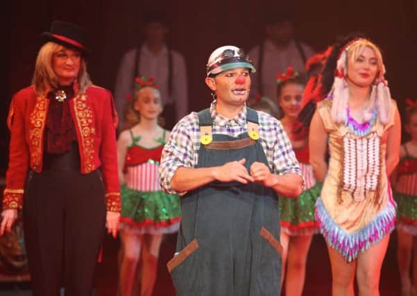 Mooky taking centre stage in Jack and the Beanstalk at Blackpool Tower