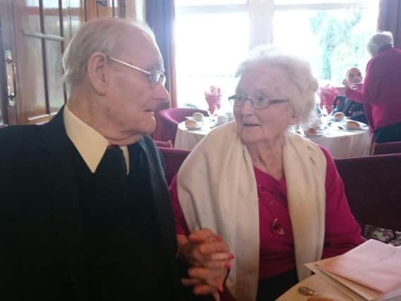 John and Isobel Dowling celebrate their 72nd wedding anniversary