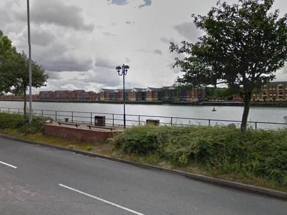 A man has been saved from Preston Docks