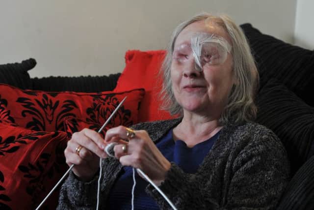 Photo Neil Cross
Wendy Hamriding wants to set up a knitting club for the blind and visually impaired
