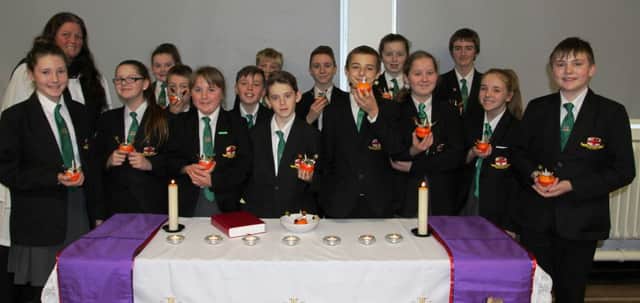 Christingle at St George's Academy in Blackpool