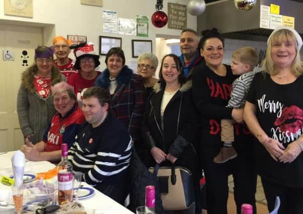 Lyns Lunchbox in Savick held a Christmas lunch and ran a raffle, and donated the proceeds to Disability Equality.
