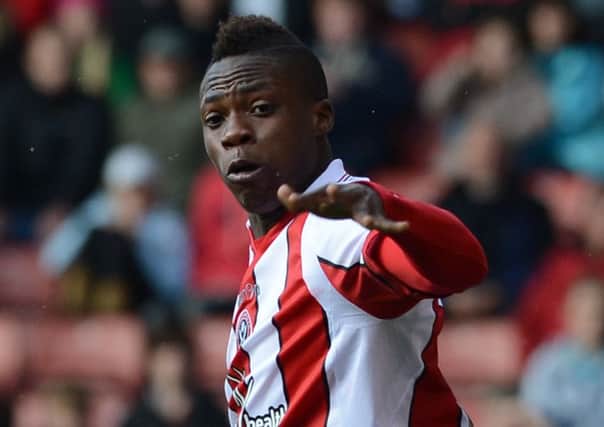 John Cofie during his Sheffield United days