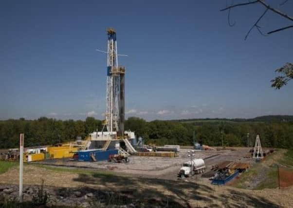 Controversial:A fracking test rig in America