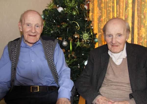 Twin brothers Donald and Geoffrey Oates, 93, were reunited at Cornmill Nursing and Residential Home on Bonds Lane, Garstang.