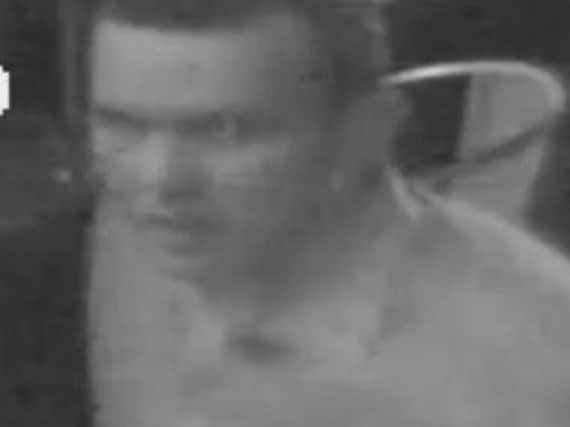 Police would like to speak to this man as part of their enquiries.