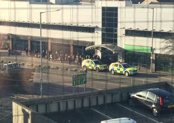 The Job Centre in Preston was evacuated on Wednesday afternoon. 
Picture by Matthew Laraway