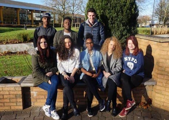 Students at the University of Hertfordshire who want to make a documentary called Looking for Sambo about a slave who is buried at Sunderland Point.