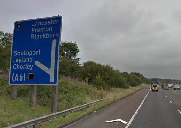 M61 Junction 8 at Chorley