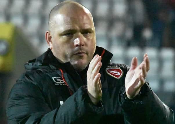 Jim Bentley said a heartfelt thank you to Morecambe's supporters