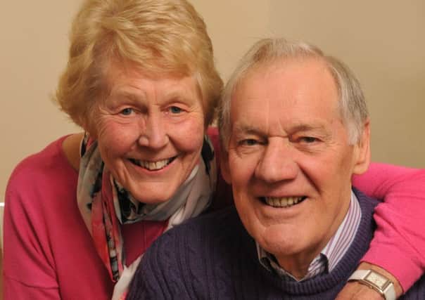 MIRACLE: Martin Howarth with his wife Margaret after lifesaving surgery
