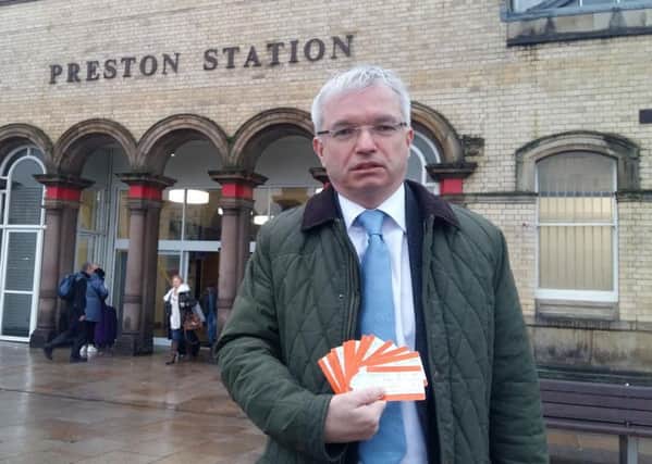 Mark Menzies at Preston Station