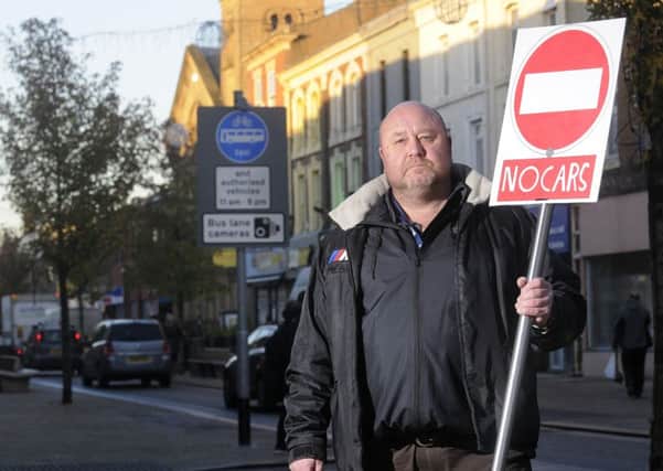 Colin Nugent will be protesting on Saturday about the fines being handed out to motorists driving down Fishergate