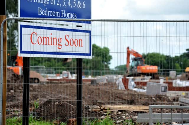 Pictured: The housing development being built off Eastway, opposite Preston Grasshoppers