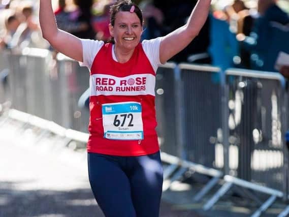 Red Rose Running Club member Susan Heatley is aiming to take part in the Brighton Marathon this April