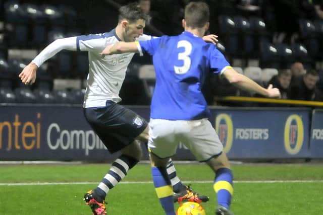 Alex Wood in action for PNE