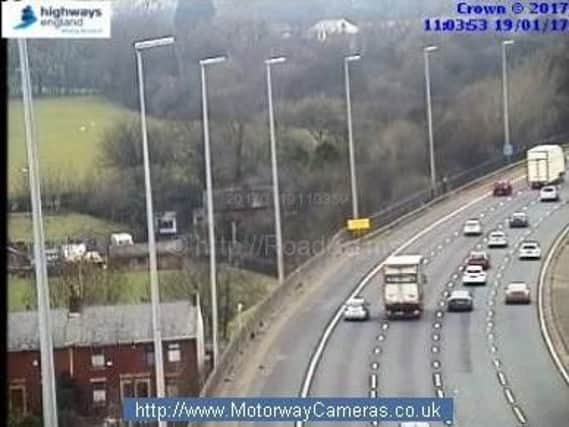 One lane has been closed on the Northbound M6 after the incident