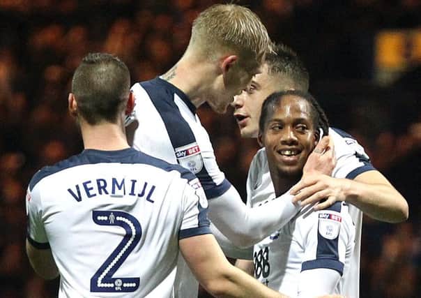 Johnson after scoring from the penalty spot against Blackburn last month