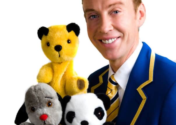 Richard Cadell with Sooty