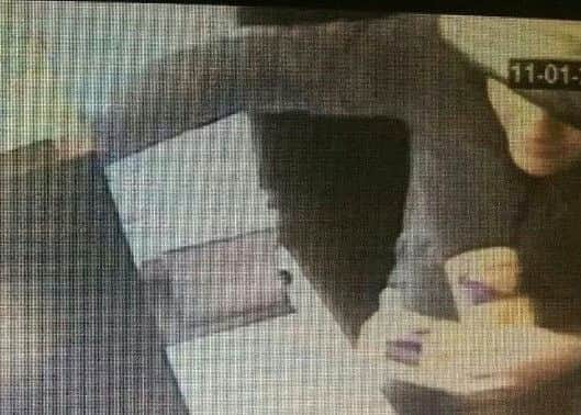 CCTV of a theft on St Michaels Farm's honesty stall.